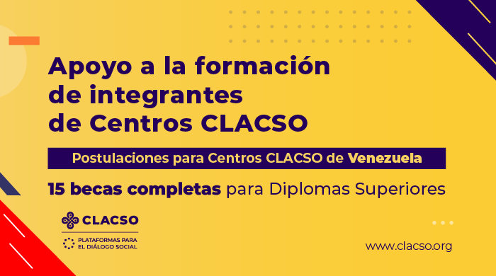  Apoyo a la formación de integrantes de Centros CLACSO Venezuela
