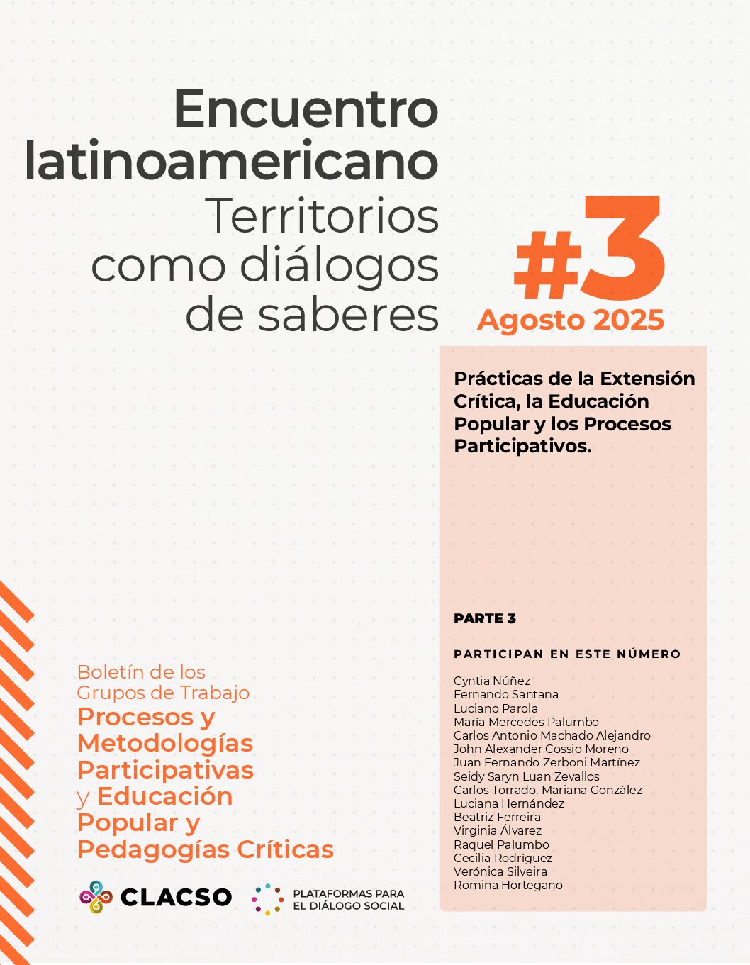  Boletín #3 Encuentro latinoamericano. Territorios como diálogos de saberes