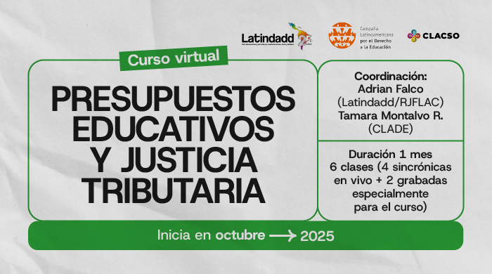  Curso virtual: Presupuestos Educativos y Justicia Tributaria