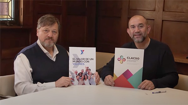  Firma de convenio de CLACSO con YMCA