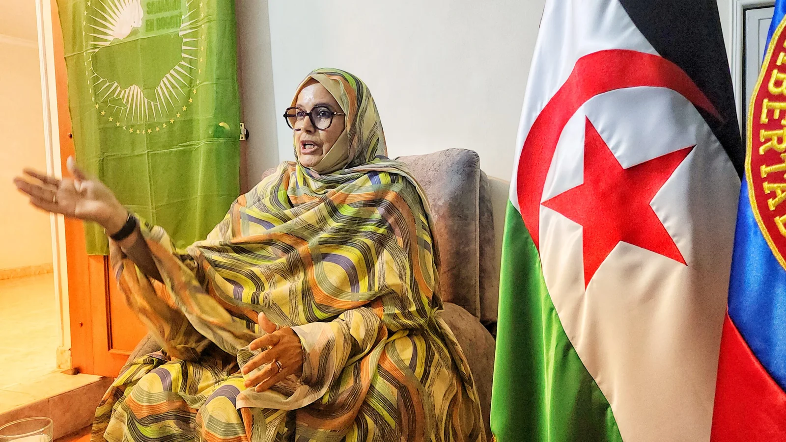  América Latina rinde homenaje a la activista saharaui El Galia Djimi