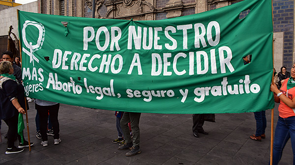  Por un aborto legal, seguro y gratuito