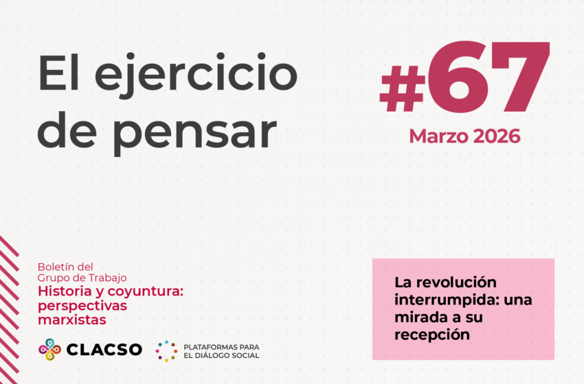  Boletín #67 El ejercicio del pensar