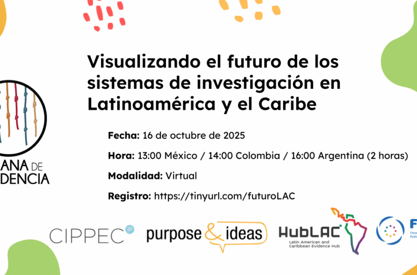  Taller virtual “Visualizando el futuro de los sistemas de investigación en América Latina y el Caribe”