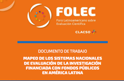  Mapeo de los sistemas nacionales de evaluación de la investigación financiada con fondos públicos en América Latina