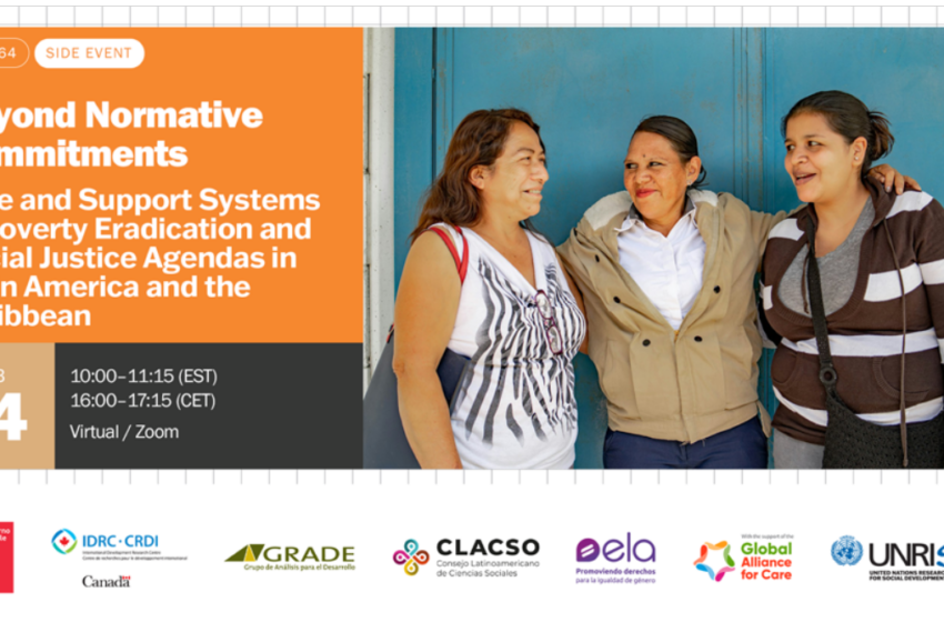  Los sistemas de cuidado: Pilares para la justicia social y la erradicación de la pobreza en América Latina