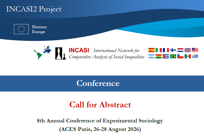  Chamada para artigos para a 8ª Conferência Anual de Sociologia Experimental (ACES Paris 2026)