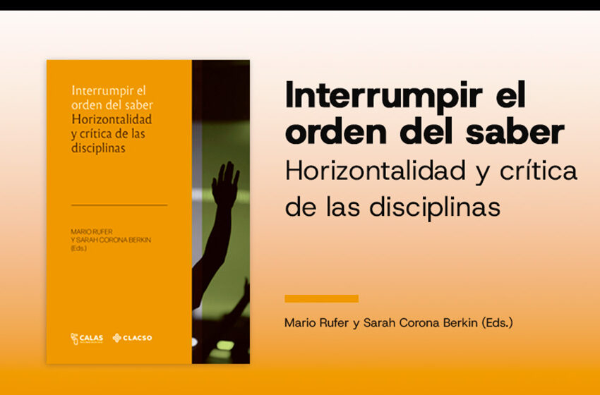  Interrumpir el orden del saber