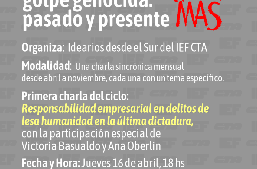 50 años del golpe genocida: pasado y presente