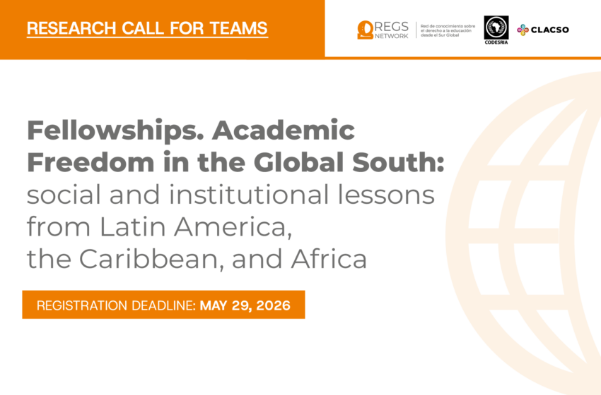  CODESRIA difunde la Convocatoria Libertad Académica en el Sur Global: aprendizajes sociales e institucionales desde América Latina, el Caribe y África