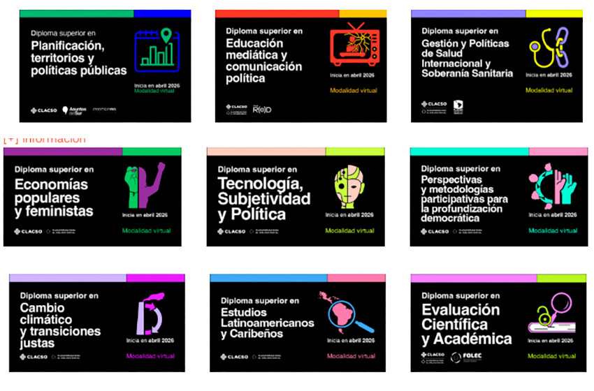 Diplomas superiores CLACSO 2026