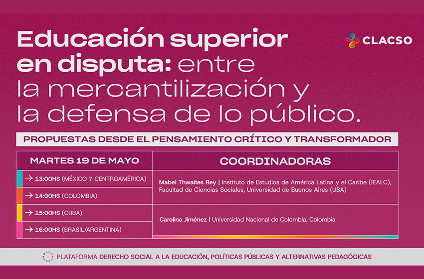  Educación superior en disputa: entre la mercantilización y la defensa de lo público
