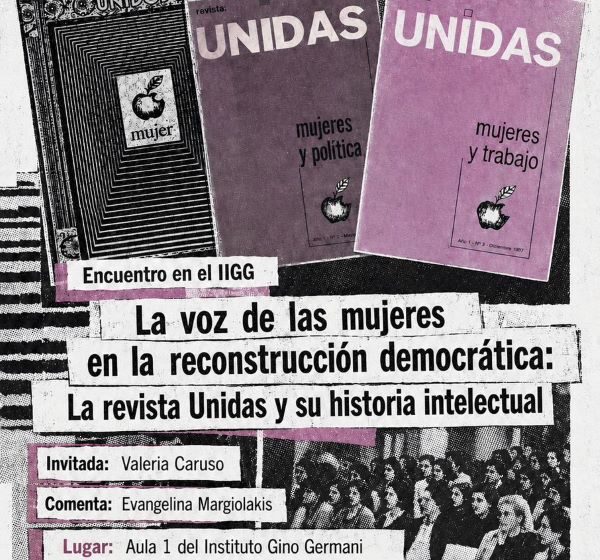  A voz das mulheres na reconstrução democrática: a revista Unidas e sua história intelectual (IIGG)