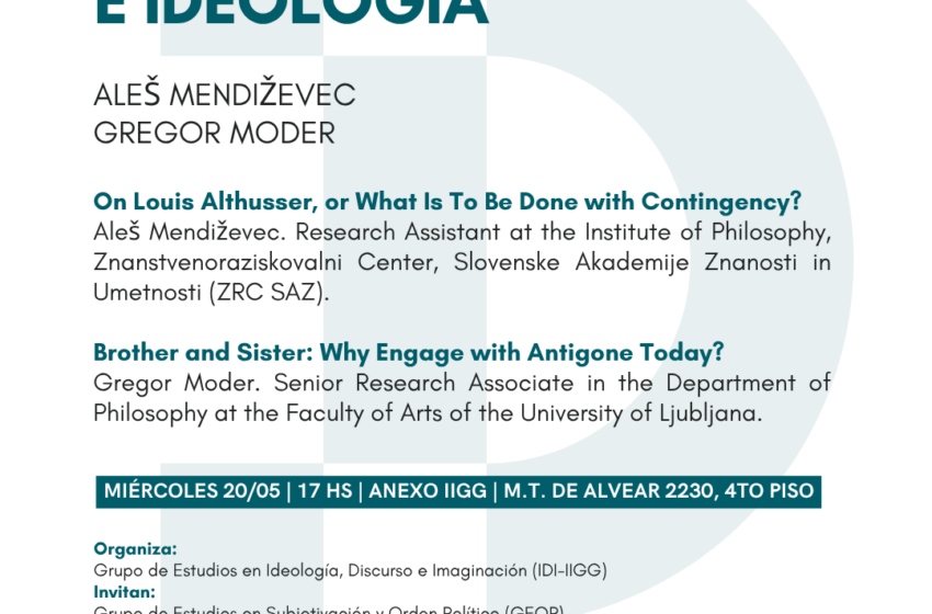  Escola Eslovena: Filosofia, Política e Ideologia | Palestra de Gregor Moder e Ales Mendizevec no IIGG
