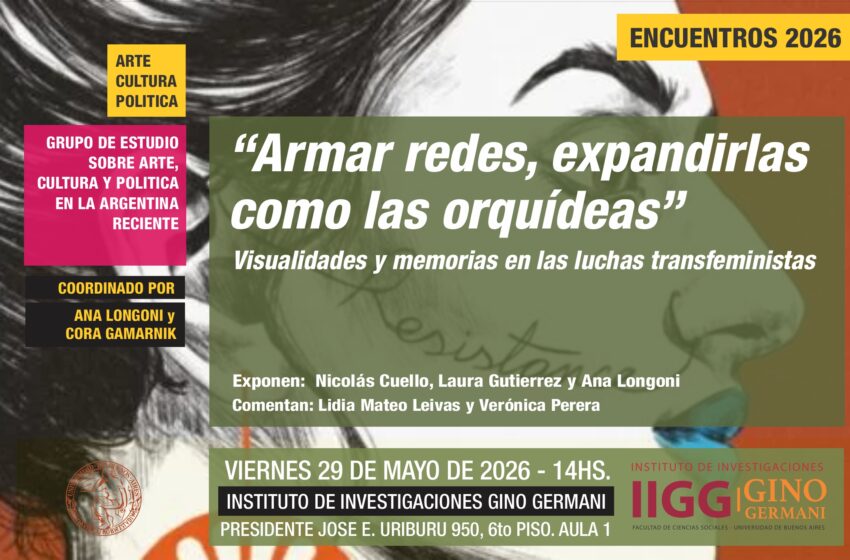  Grupo de Estudos sobre Arte, Cultura e Política na Argentina Contemporânea IIGG