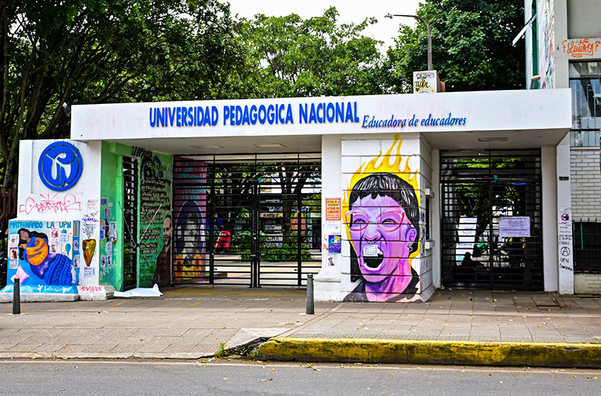  Rechazo a la violencia en la Universidad Pedagógica Nacional en Bogotá