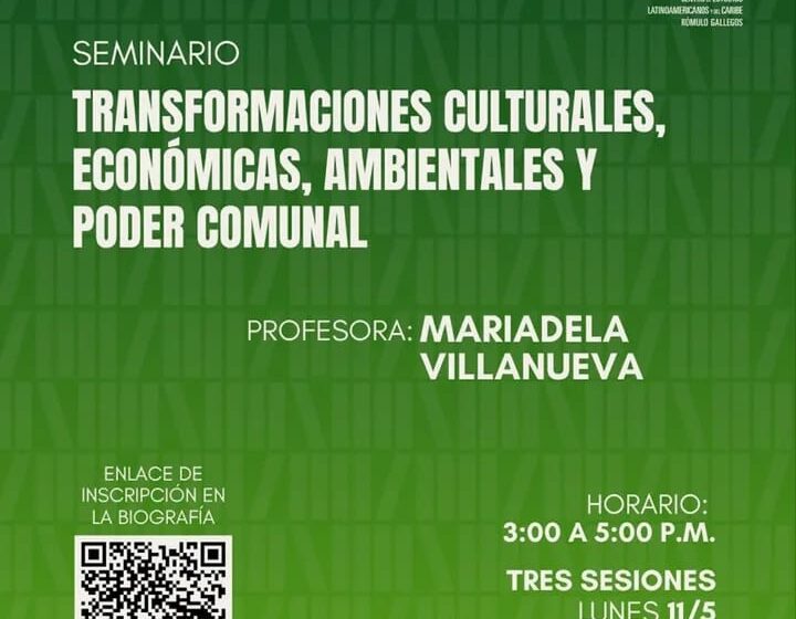  Transformações culturais, econômicas e ambientais e poder comunitário