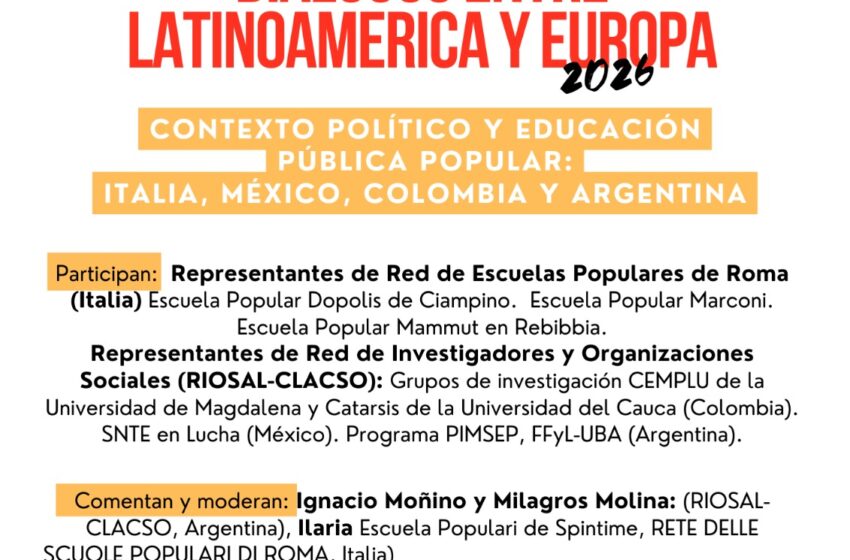  Dialogues between Latin America and Europe: Italy, Mexico, Colombia, and Argentina. Political Context and Popular Public Education