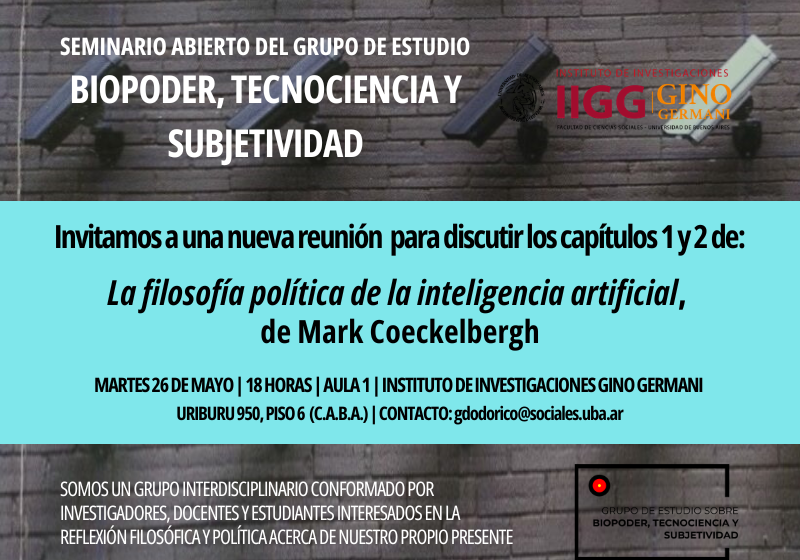  Open seminar Biopower, technoscience and subjectivity (IIGG)