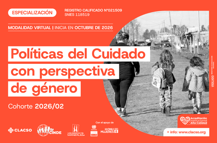 Especialización en Políticas del cuidado con perspectiva de género