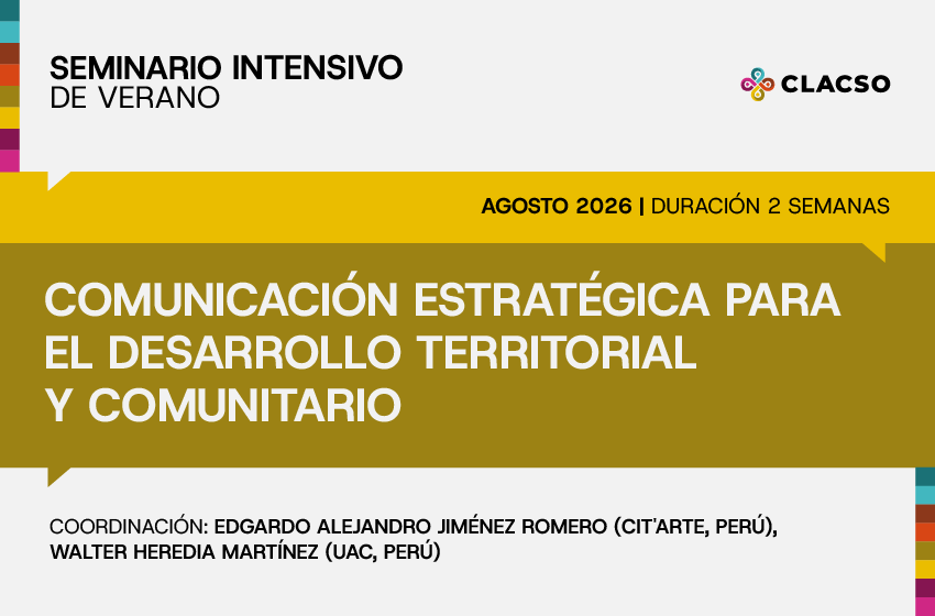  Comunicación estratégica para el desarrollo territorial y comunitario