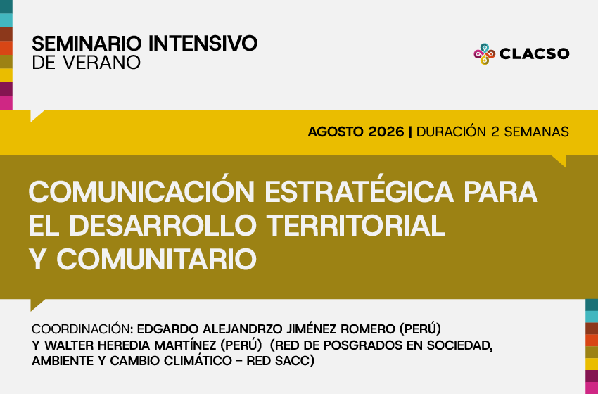  Comunicación estratégica para el desarrollo territorial y comunitario