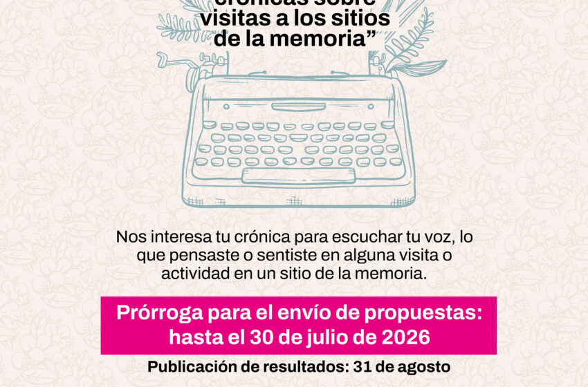  Second edition of the Chronicle Contest on visits to Sites of Memory