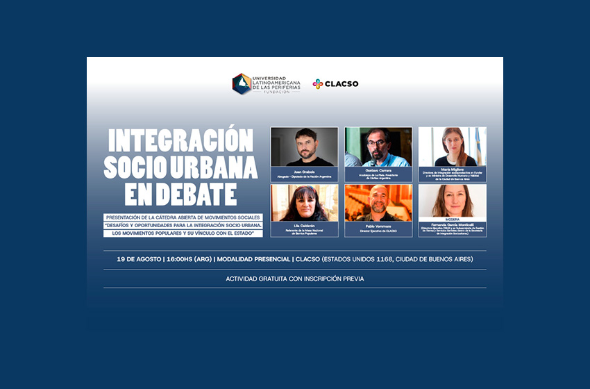  Integración Socio Urbana en debate