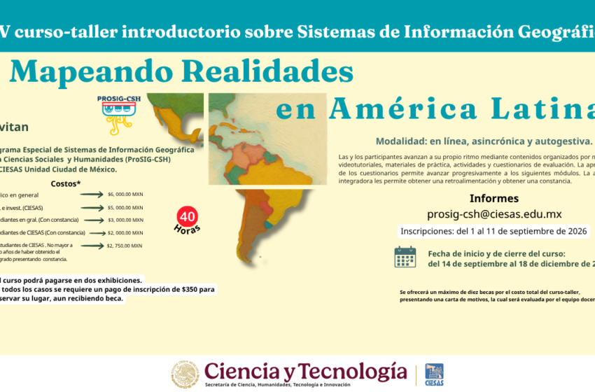  IV curso-taller Mapeando Realidades en América Latina