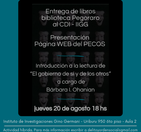  Encuentro del Programa de Estudios sobre el Control Social (IIGG)