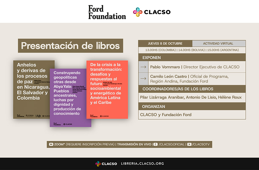  Presentación de libros CLACSO y la Fundación Ford